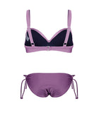 パープル ビキニ 温泉 水着 海 リゾート かわいい YN7030