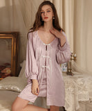 【2点セット選択可能】ベビードール パジャマ ルームシェア 暗紋 レース 背露出 MY8-GR-J3905