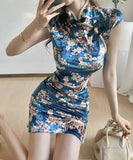 ミニドレス キャバドレス チャイナドレス セクシー 着瘦せ MY2-MLS7016