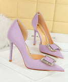 【10色】ハイヒール パンプス ピカピカ 新作 歩きやすい 脚長効果 MY5-626-K6