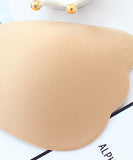 ヌードブラ 編み上げ シリコンブラ ボリューム感 YN-BR0002