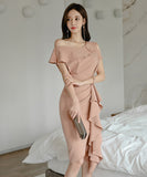 ひざ丈ドレス ドレス 新作 2色 ゴージャス 同伴 二次会宴会 MY2-ZED888010BH506