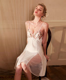 3タイプ パジャマ ルームウェア セクシー レース 刺繡 MY8-FY539