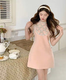 ミニドレス ドレス 手縫い キラキラ 新作 かわいい 高品質 MY2-LML-001