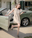 ミニドレス 結婚式 パーティー レース かわいい 高品質 MY2-LML-004