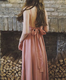 【2色】サンドレス サマードレス 背露出 セクシー かわいい リボン MY2-XYD-6022