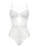 【4色】フランス最新デザイン オールインワン 下着 ランジェリー セクシー リボン MY8-SMX-6612