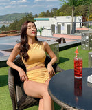 bikini ビキニ 水着 かわいい イエロー 新作 SNS映え 海辺 夏 MY7-HQM-Q2321