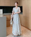 【ブラック＆ホワイト】新作 サンドレス サマードレス ワンピース MY2-SJR-2108