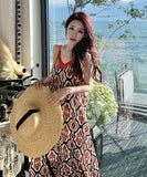 サマードレス サンドレス かわいい ロング丈 海辺 リゾート映え MY2-YZX-SKW32597866