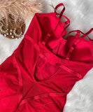 【3色】 オールインワン 下着 ランジェリー セクシー勝負 MY8-SMX-6617