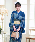 【日本翌日発送】新作浴衣【ひより花火×薄卵】 セパレート 二部式 浴衣 上下セット 巻きタイプ 兵児帯 大人 レディース YKT-25E008