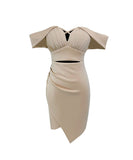 ミニドレス キャバドレス 新作 谷間魅せ 3色 指名up MY2-YM8756