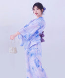 【日本翌日発送】ワンピース浴衣 3点セット 二部式浴衣 レディース セパレート浴衣 兵児帯 キャミワンピ 簡単 簡易 大人 レトロ 可愛い おしゃれ 工場直販 全25タイプ  YKT-25D-028