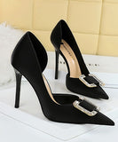 【10色】ハイヒール パンプス ピカピカ 新作 歩きやすい 脚長効果 MY5-626-K6