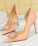 【10色】ハイヒール パンプス ピカピカ 新作 歩きやすい 脚長効果 MY5-626-K6