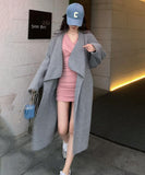 ニット コート 新作 ゴージャス 高見え 秋冬 暖かい MY2-QT-QLX996