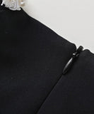 ミニドレス 新作 かわいい フリル キラキラ 高級感 MY2-CZ-L4080