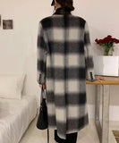 カシミヤコート 新作 チェック柄 コート ゴージャス 高品質 高見え MY2-ZDM2316