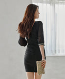 ミニドレス キャバドレス レース 新作 ゴージャス 高見え MY2-ZED882546BH506