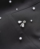 ミニドレス パーティードレス キラキラ かわいい ノーショルダー セクシー MY2-CJ-L4004