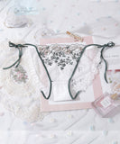 【紐パン】パンティパンツ 下着 ショーツ かわいい 刺繡 MY8-BYQSX-726