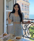 ブランド風 上下セット 新作 かわいい 脚長効果 MY2-CX-001