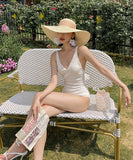 水着 新作 かわいい リボン 背露出 高品質 モノキニ MY7-RT-LN8110