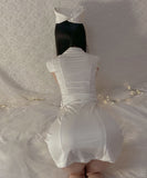 コスプレ ハロウィン 新作 かわいい 透け感 ベビードール ランジェリー MY8-GR1691