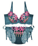 【2色上下セット】刺繡 レース 新作 かわいい 下着 ランジェリー パンツ 紐パン MY8-SHX-6C3195