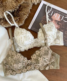 【上下セット】3色 新作 ランジェリー ブラジャー パンティ 下着 MY8-YMR-TSUBAKI