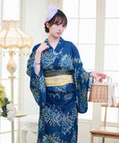 【日本翌日発送】新作浴衣【ひより花火×薄卵】 セパレート 二部式 浴衣 上下セット 巻きタイプ 兵児帯 大人 レディース YKT-25E008