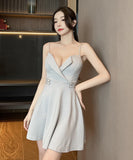 【3色】ミニドレス キャバドレス Aライン かわいい 新作 MY2-YM8745