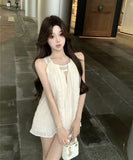 ミニドレス Aライン ノースリーブ カワセクシー 着痩せ 気質 エレガント キラキラ XH2-XKD-D529-6926-Jun4