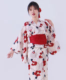 【日本翌日発送】ワンピース浴衣 3点セット 二部式浴衣 レディース セパレート浴衣 兵児帯 キャミワンピ 簡単 簡易 大人 レトロ 可愛い おしゃれ 工場直販 全25タイプ  YKT-25D-027