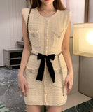 【リボン付き】ミニドレス セクシー 勝負 かわいい ゴージャス 高見え MY2-RY-LV1972