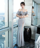 ロングドレス セクシー 着瘦せ 透け感 新作 フリル 脚長効果 MY2-XYD-2318