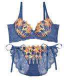 【2色上下セット】刺繡 レース 新作 かわいい 下着 ランジェリー パンツ 紐パン MY8-SHX-6C3195