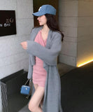 ニット コート 新作 ゴージャス 高見え 秋冬 暖かい MY2-QT-QLX996