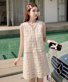 ミニドレス 結婚式 パーティー レース かわいい 高品質 MY2-LML-004