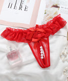 【6色】パンティ 下着 エロかわ スキピ レース かわいい フリル 新作 MY8-ZR2064