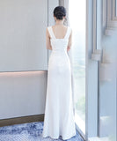 ロングドレス セクシー 谷間魅せ 肌見せ 新作 透け感 指名 MY2-XYD-2329