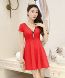 2色 キャバドレス ミニドレス かわいい セクシー 谷間魅せ MY2-GDL-G575