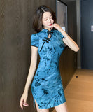 ミニドレス キャバドレス 新作 チャイナドレス かわいい ゴージャス 高見え MY2-MLS7222