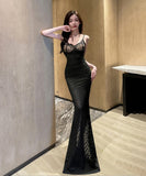 ロングドレス 透け感 セクシー 脚長効果 キャバドレス 指名 MY2-YM9154