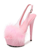 【5色/15cmヒール】ハイヒール ふわふわ パンプス かわいい 美脚効果 MY5-JJ-8661-29