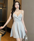 【3色】ミニドレス キャバドレス Aライン かわいい 新作 MY2-YM8745