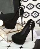 【12/14cm3色】パンプス ハイヒール リボン かわいい 脚長効果 パーティー XH5-DLXL-913-86