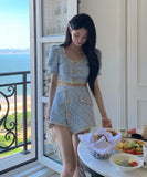 ブランド風 上下セット 新作 かわいい 脚長効果 MY2-CX-001