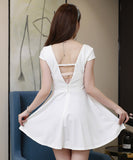 【3色】ミニドレス キャバドレス 新作 かわいい 谷間魅せ セクシー 体型カバー MY2-GDL-3541